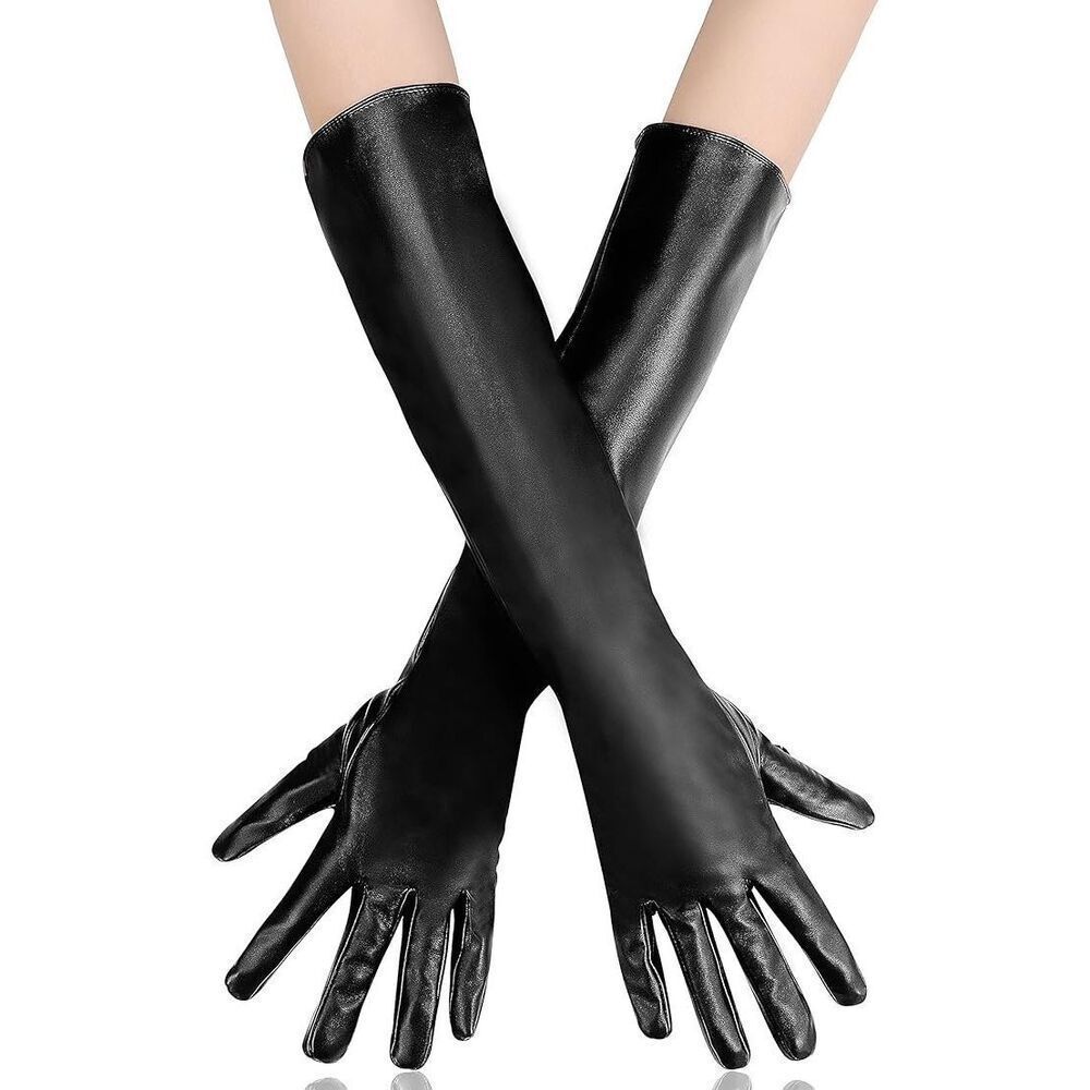 Brand New Long Faux Leather Costume Gloves Brand New Halloiween